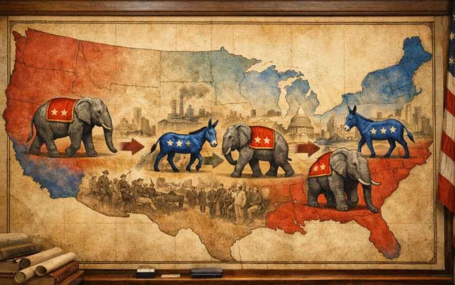 When Did The Republican And Democratic Parties Switch