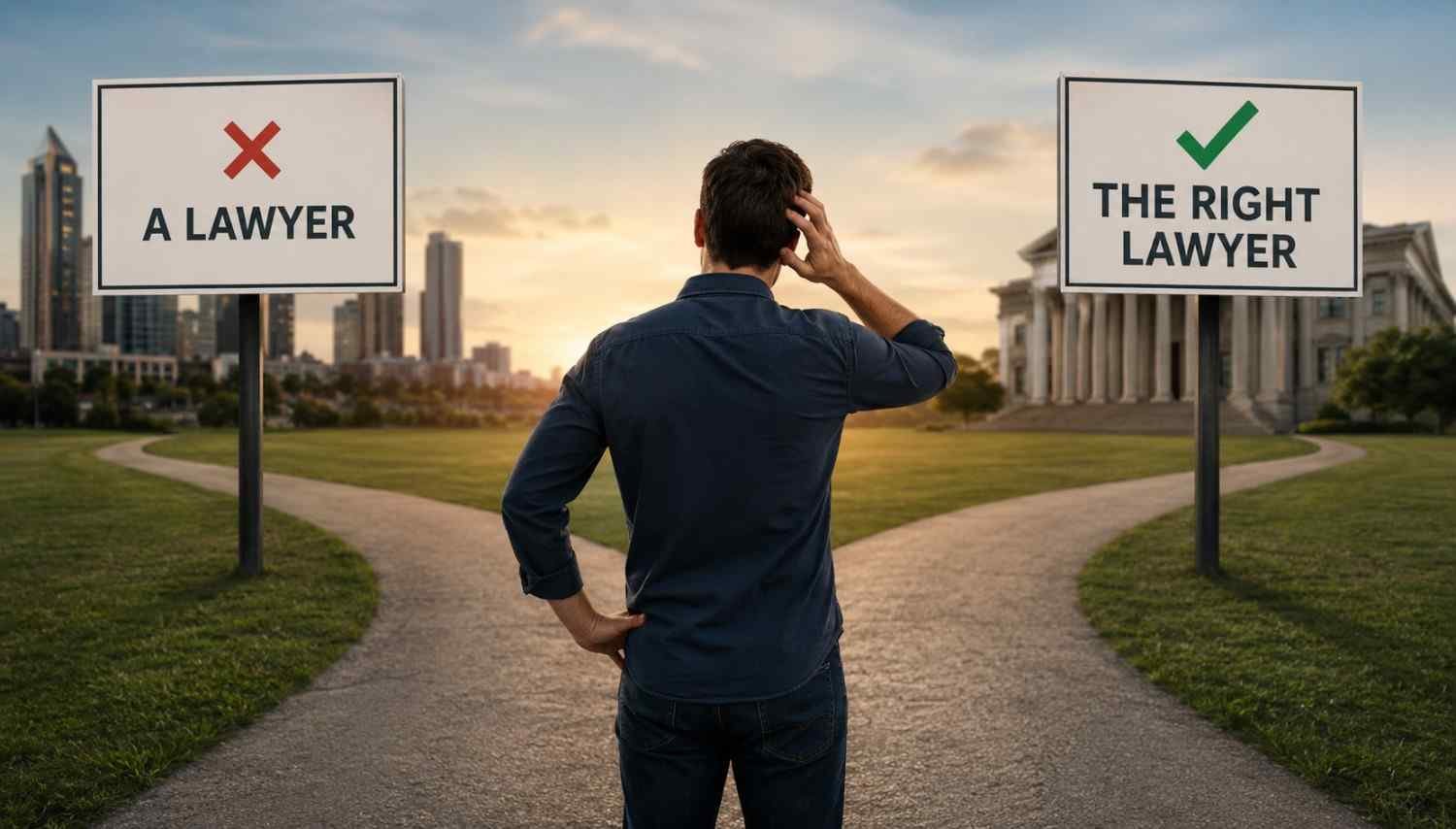 The Biggest Mistake: Looking for “A Lawyer” Instead of the Right Lawyer