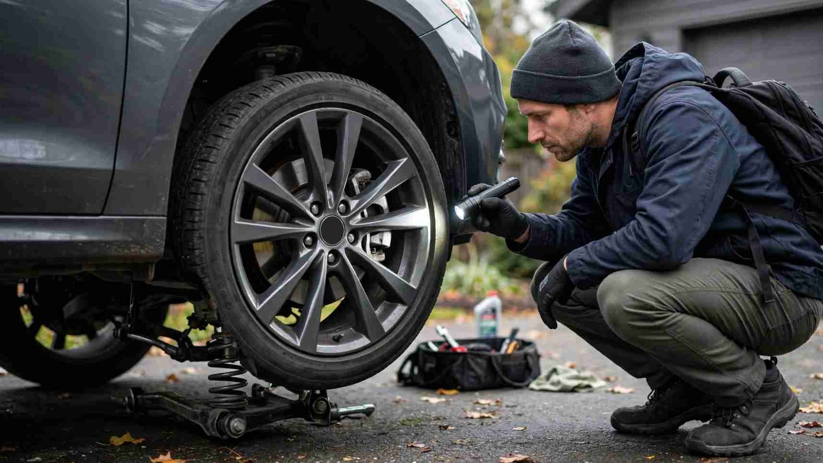 Inspect Braking Systems and Suspension Components